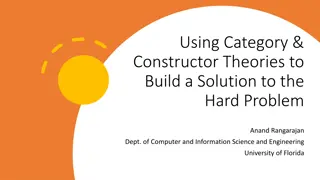 Using Category & Constructor Theories for Hard Problem Solution