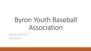 Youth Baseball Association Program Overview
