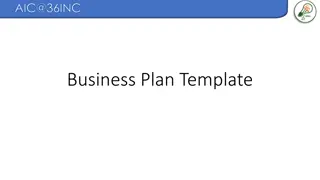 Innovative Business Plan Template for AIC@36INC