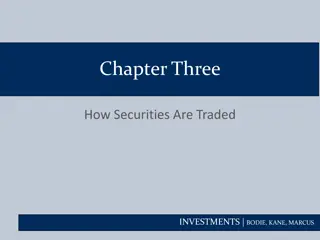 How Securities Are Traded in the Investments Market