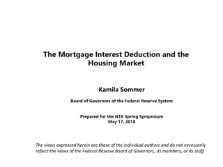 Impact of Mortgage Interest Deduction on the Housing Market