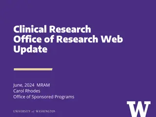 Clinical Research Process Updates & Information - June 2024