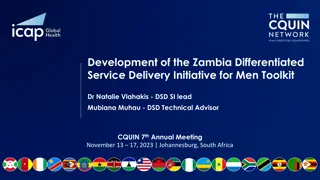 Development of Zambia Differentiated Service Delivery Initiative for Men Toolkit