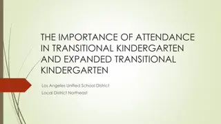 Importance of Attendance in Transitional Kindergarten and Expanded Transitional Kindergarten