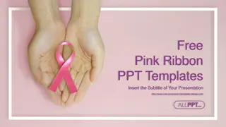 Modern Pink Ribbon PowerPoint Templates for Vibrant Presentations