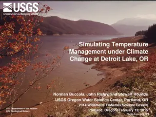Managing Water Temperature at Detroit Lake under Climate Change