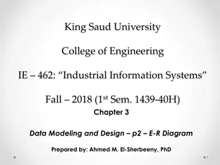 Entity-Relationship Data Modeling in Industrial Information Systems