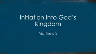 Baptism: A Biblical Overview for New Believers