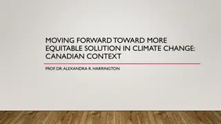 Moving Forward Towards Equitable Climate Solutions in the Canadian Context