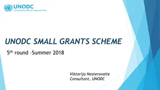 UNODC Small Grants Scheme and Private Sector Partnership
