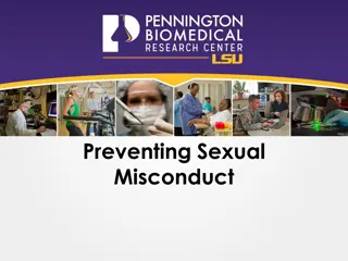 Title IX and Preventing Sexual Misconduct at Pennington Biomedical