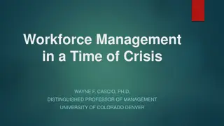 Efficient Workforce Management Strategies in Times of Crisis