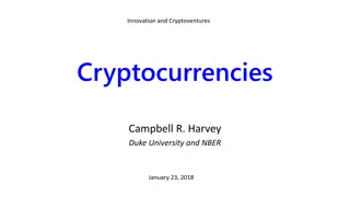 Cryptocurrencies