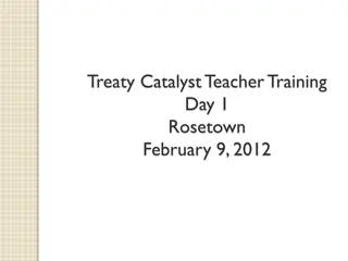 Treaty Catalyst Teacher Training and Implementation Guide