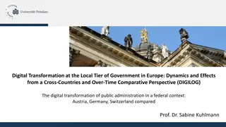 Digital Transformation at the Local Tier of Government in Europe: Dynamics and Effects