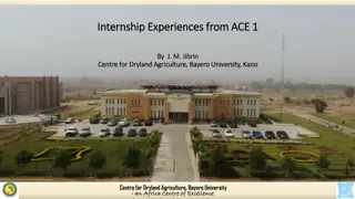 Benefits of Internships at Africa Centre of Excellence - Bayero University