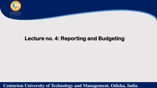 Reporting, Budgeting, and Stakeholder Engagement in Financial Management