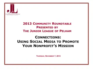 Using Social Media for Nonprofit Mission Promotion