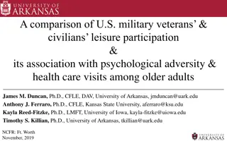Comparison of U.S. Military Veterans & Civilians Leisure Participation