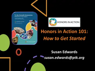 Begin Your Honors in Action Journey: Research, Reflection, and Service