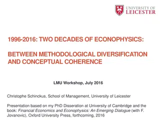 Two Decades of Econophysics: Methodological Diversification and Conceptual Coherence