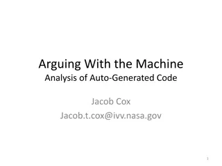 Analyzing Auto-Generated Code and Code Verification Techniques