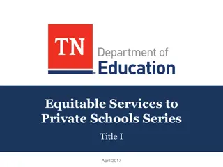 Equitable Services to Private Schools in Education Act