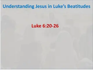 Understanding Jesus in Luke's Beatitudes: Blessings and Woes Explored