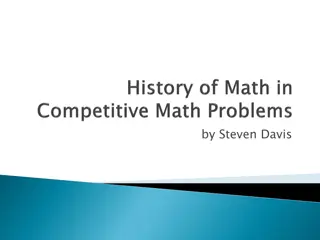 Mathematical Problems and Visual Solutions