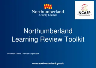 Learning Review Toolkit for Case Reviews in Northumberland
