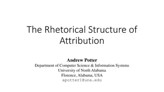 Attribution in Discourse Analysis