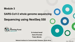 NextSeq 550 Whole Genome Sequencing Workflow Guide