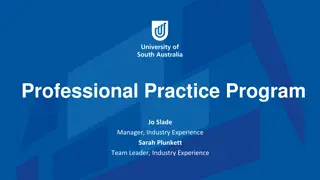 Professional Practice Program: Band 3 Industry Experience Options for Engineering Students