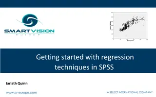 Regression Techniques for Predictive Analytics