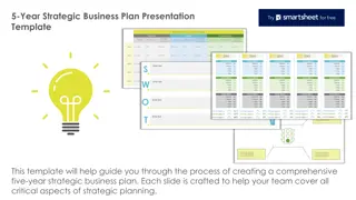 Strategic Business Plan Presentation Template for 5-Year Growth
