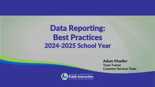 Effective Data Reporting Best Practices for School Year Insights