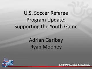 U.S. Soccer Referee Program Update: Supporting Youth Game Development