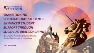 Enhancing Support for Postgraduate Students through Sociocultural Coaching