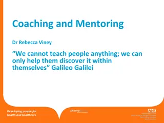 Developing People Through Coaching and Mentoring Insights