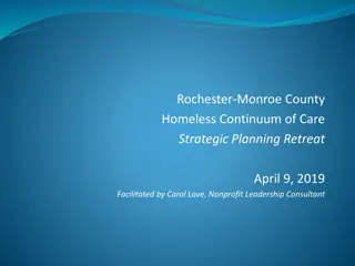 Monroe County Homeless Continuum of Care Strategic Planning Retreat Insights