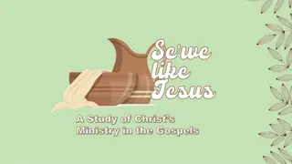 Jesus' Approach to Poverty and Wealth in His Ministry
