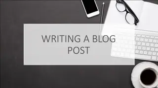 Unleashing Your Writing Skills Through Blog Posts
