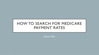 Guide to Finding Medicare Payment Rates for Summer 2021