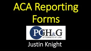 1094-C and 1095-C Forms Overview for ACA Reporting