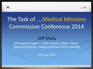 Insights on Medical Missions and Health in Mission