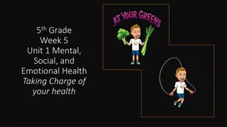 Taking Charge of Your Health: Making Responsible Decisions and Resisting Peer Pressure