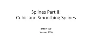 Cubic and Natural Cubic Splines for Smoothing and Regression