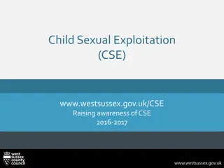 Preventing Child Sexual Exploitation in West Sussex
