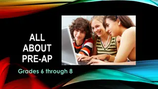 GT and Pre-AP Programs for Grades 6-8