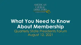 Insights on Membership Trends and Retention Strategies